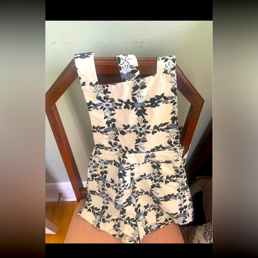 Floral TopShop Shorts Romper